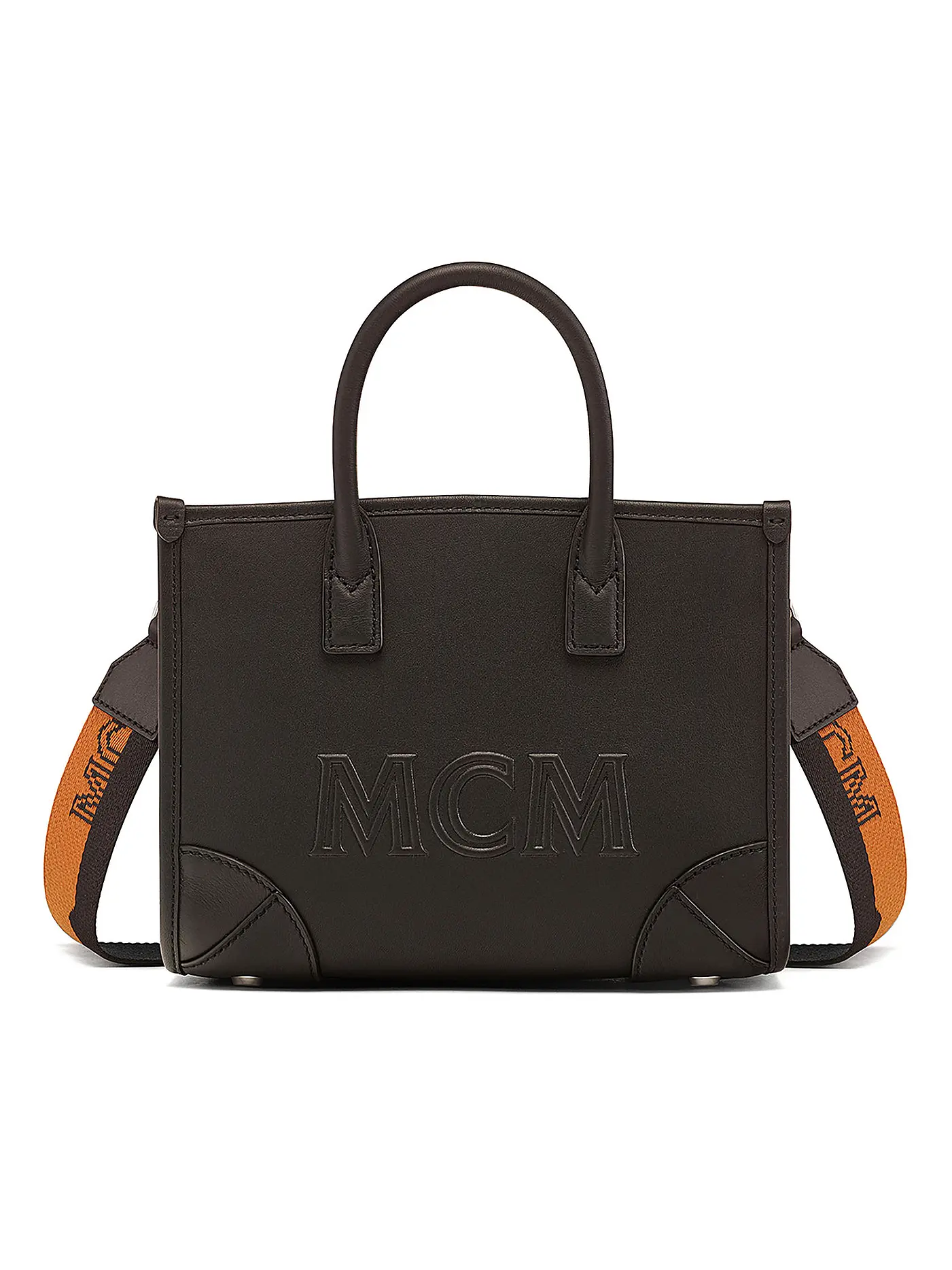MCM | Ledertasche - Tote Bag MÜNCHEN MINI | schwarz